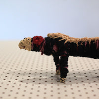 Aboriginal Artwork by Freda Imuna Lane, Papulankutja - Tjanpi Tinka (lizard) Sculpture