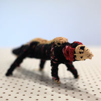 Aboriginal Artwork by Freda Imuna Lane, Papulankutja - Tjanpi Tinka (lizard) Sculpture