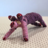 Aboriginal Artwork by Pollyanne Tjunkaya Smith, Kaltjiti - Tjanpi Papa (dog) Sculpture