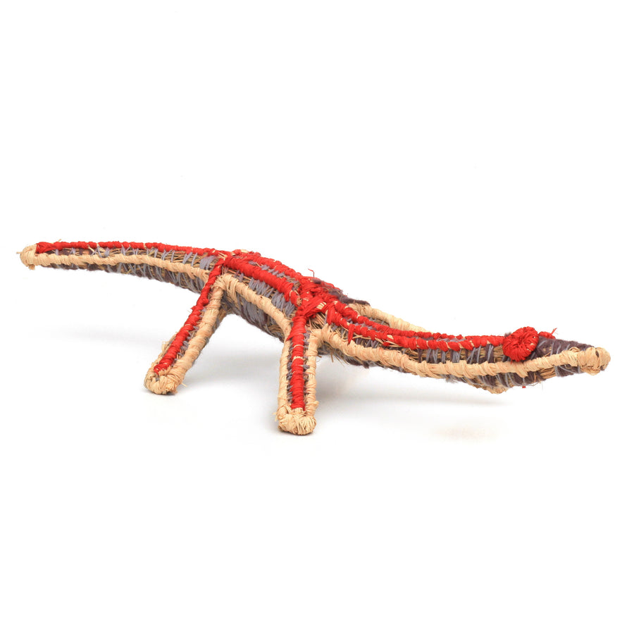 Aboriginal Artwork by Ilawanti Ungkutjuru - Lizard Tjanpi Sculpture