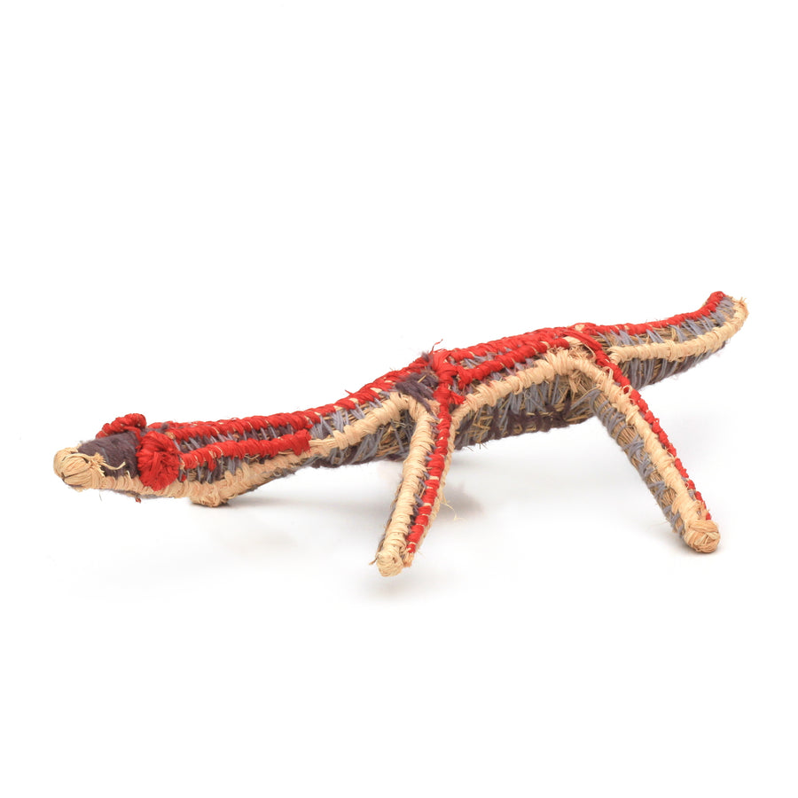 Aboriginal Artwork by Ilawanti Ungkutjuru - Lizard Tjanpi Sculpture