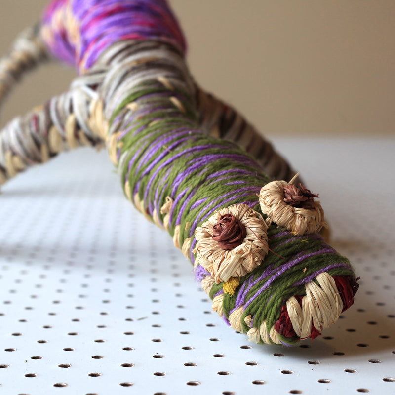 Aboriginal Artwork by Imitjala Pollard - Tjanpi Tinka (goanna) Sculpture