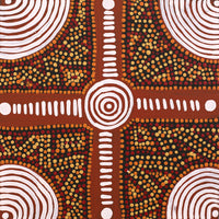 Aboriginal Artwork by Ingrid Napangardi Williams, Ngalyipi Jukurrpa (Snake Vine Dreaming) - Purturlu, 30x30cm