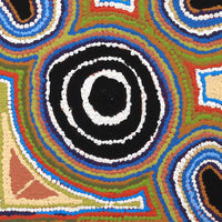 Aboriginal Artwork by Ivy Napangardi Poulson, Pikilyi Jukurrpa, 30x30cm