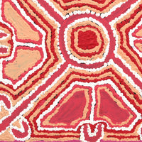 Aboriginal Artwork by Ivy Napangardi Poulson, Pikilyi Jukurrpa, 30x30cm