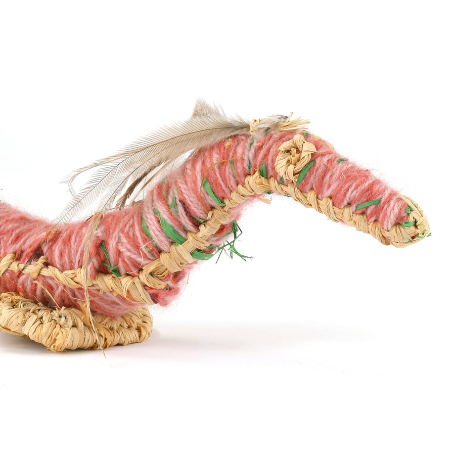 Aboriginal Artwork by Jacinta Heffernan - Bird Tjanpi Sculpture