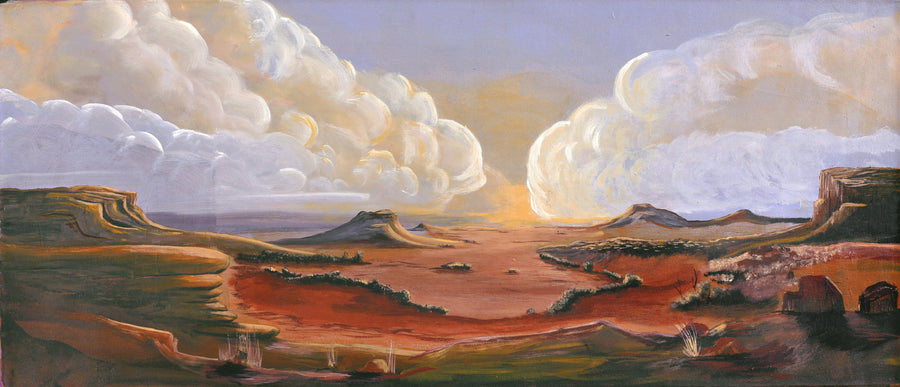 Aboriginal Artwork by Jacob Nelson, Ngayuku Ngura, 107x46cm