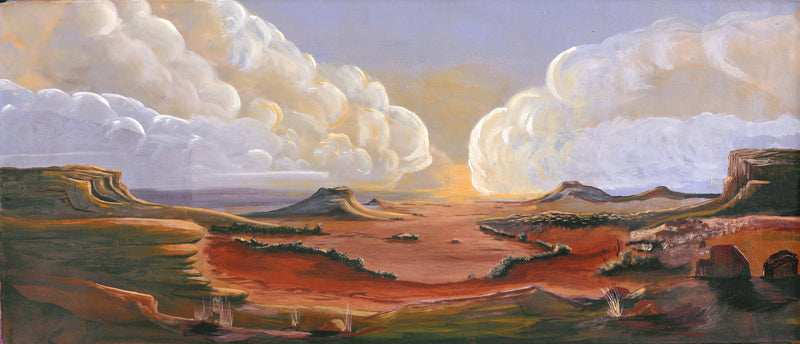 Aboriginal Artwork by Jacob Nelson, Ngayuku Ngura, 107x46cm