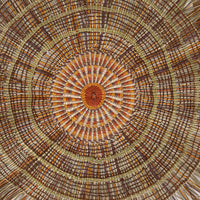 Aboriginal Artwork by Janet Guyula Garkunyalawuy - Woven Mat - 160cm