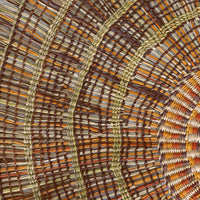 Aboriginal Artwork by Janet Guyula Garkunyalawuy - Woven Mat - 160cm