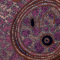 Aboriginal Artwork by Janet Lane, Kungkarangkalpa (Seven Sisters Story), 101x76cm