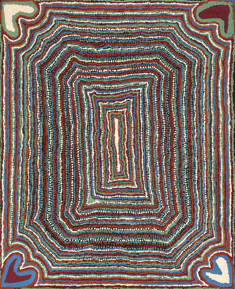 Aboriginal Artwork by Janice Ferguson, Ngayuku Ngura, 101x82cm