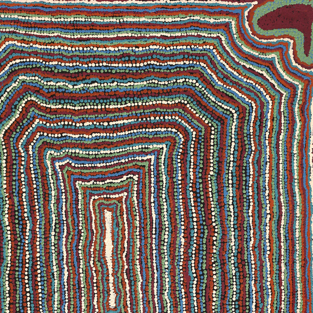 Aboriginal Artwork by Janice Ferguson, Ngayuku Ngura, 101x82cm - ART ARK®