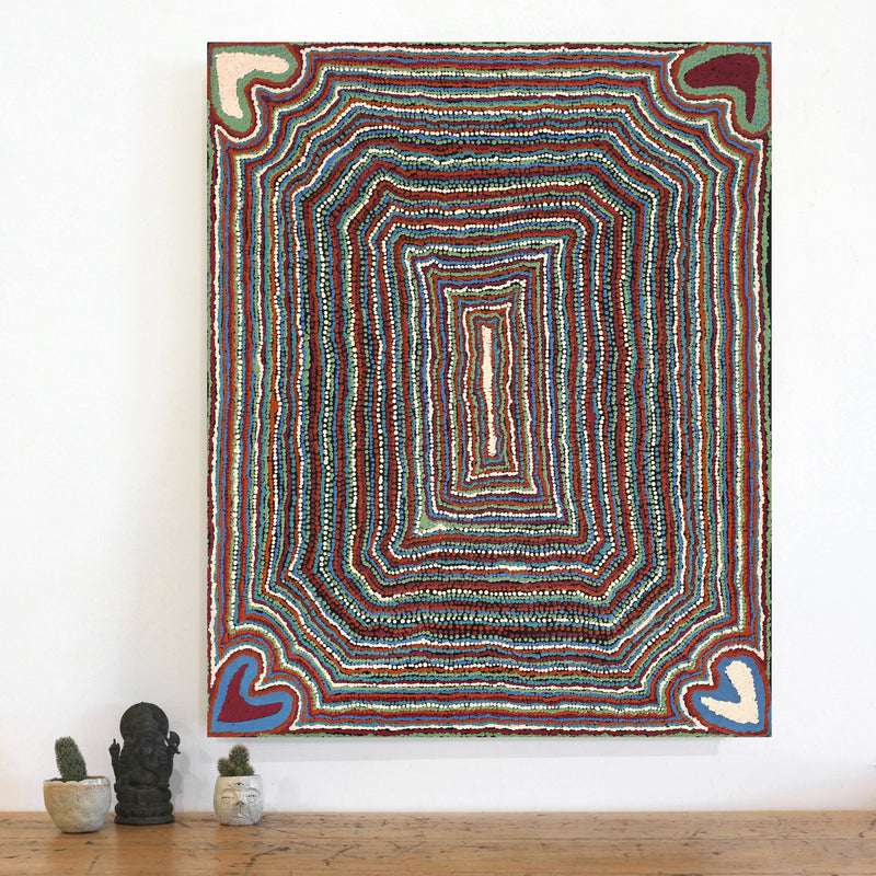 Aboriginal Artwork by Janice Ferguson, Ngayuku Ngura, 101x82cm