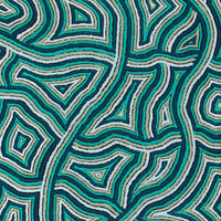 Aboriginal Artwork by Janice Miller, Walka Wiru Ngura Wiru, 101x49cm