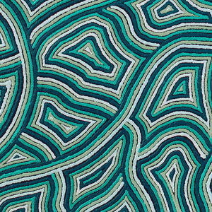 Aboriginal Artwork by Janice Miller, Walka Wiru Ngura Wiru, 101x49cm - ART ARK®