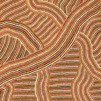 Aboriginal Artwork by Janice Miller, Walka Wiru Ngura Wiru, 122x61cm