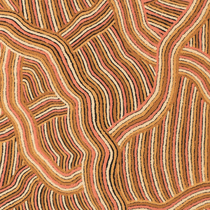 Aboriginal Artwork by Janice Miller, Walka Wiru Ngura Wiru, 122x61cm - ART ARK®