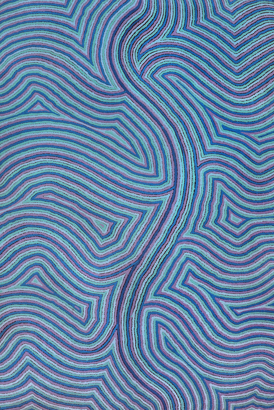 Aboriginal Artwork by Janice Miller, Walka Wiru Ngura Wiru, 91x61cm