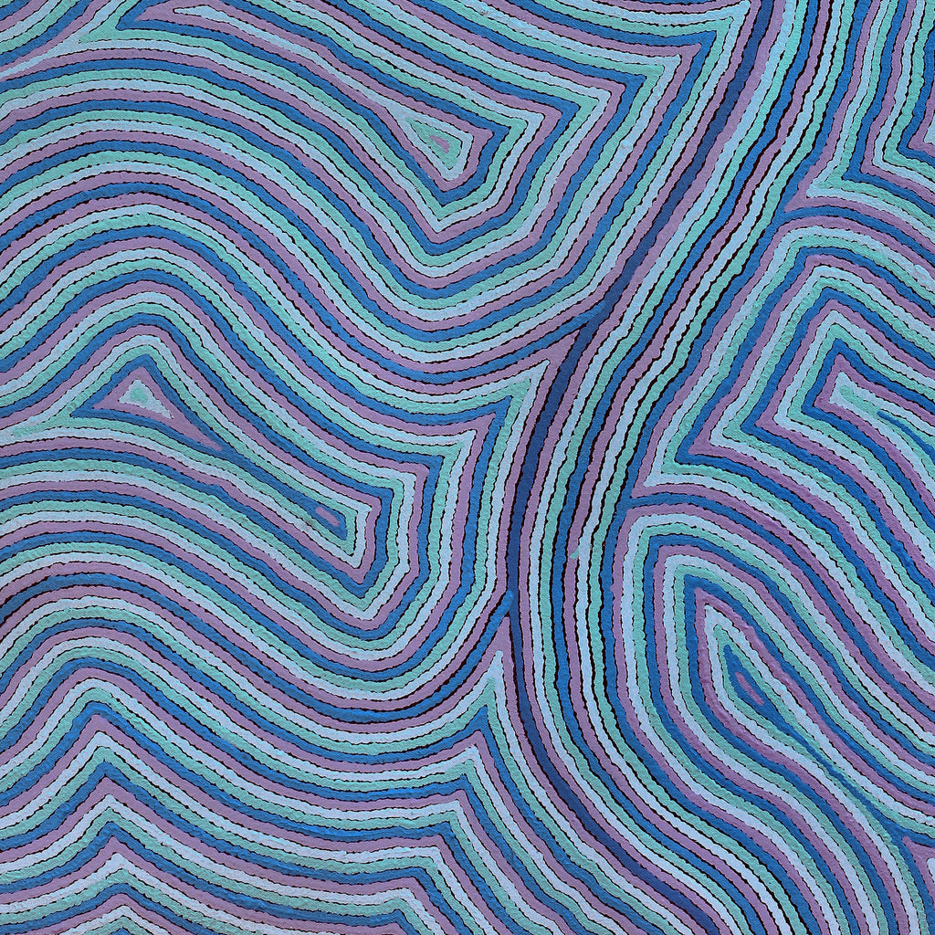 Aboriginal Artwork by Janice Miller, Walka Wiru Ngura Wiru, 91x61cm