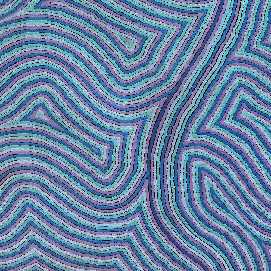 Aboriginal Artwork by Janice Miller, Walka Wiru Ngura Wiru, 91x61cm