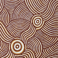 Aboriginal Artwork by Janice Miller, Minyma Tjukurpa, 61x61cm