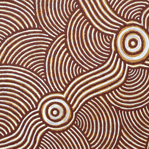 Aboriginal Art by Janice Miller, Minyma Tjukurpa, 61x61cm - ART ARK®