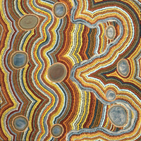 Aboriginal Artwork by Janice Miller, Kungkarangkalpa (Seven Sisters Story), 61x61cm