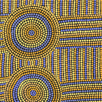 Aboriginal Artwork by Janice Miller, Minyma Tjukurpa, 91x61cm