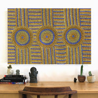 Aboriginal Artwork by Janice Miller, Minyma Tjukurpa, 91x61cm