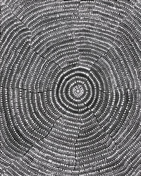 Aboriginal Artwork by Janie Napangardi Williams, Ngarlkirdi Jukurrpa (Witchetty Grub Dreaming), 76x61cm