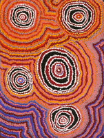 Aboriginal Art by Jeani Napangardi Lewis, Mina Mina Jukurrpa, 61x46cm - ART ARK®