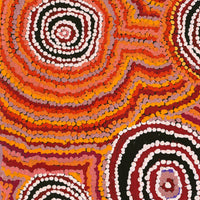 Aboriginal Artwork by Jeani Napangardi Lewis, Mina Mina Jukurrpa, 61x46cm
