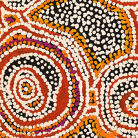 Aboriginal Artwork by Jeani Napangardi Lewis, Mina Mina Jukurrpa, 61x30cm