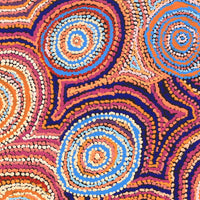 Aboriginal Artwork by Jeani Napangardi Lewis, Mina Mina Jukurrpa - Ngalyipi, 122x107cm