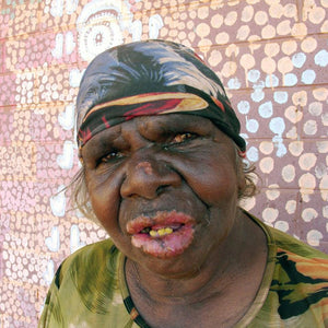 Aboriginal Art by Jeani Napangardi Lewis, Mina Mina Jukurrpa - Ngalyipi, 122x122cm - ART ARK®