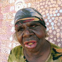 Aboriginal Artwork by Jeani Napangardi Lewis, Mina Mina Jukurrpa - Ngalyipi, 61x46cm
