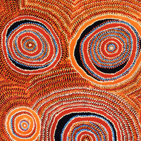 Aboriginal Artwork by Jeani Napangardi Lewis, Mina Mina Jukurrpa - Ngalyipi, 122x107cm