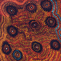 Aboriginal Artwork by Jeani Napangardi Lewis, Mina Mina Jukurrpa - Ngalyipi, 107x76cm