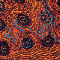 Aboriginal Artwork by Jeani Napangardi Lewis, Mina Mina Jukurrpa - Ngalyipi, 107x76cm