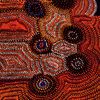 Aboriginal Artwork by Jeani Napangardi Lewis, Mina Mina Jukurrpa - Ngalyipi, 122x122cm