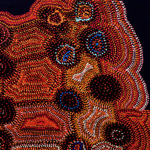 Aboriginal Art by Jeani Napangardi Lewis, Mina Mina Jukurrpa - Ngalyipi, 122x122cm - ART ARK®
