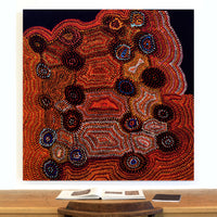 Aboriginal Artwork by Jeani Napangardi Lewis, Mina Mina Jukurrpa - Ngalyipi, 122x122cm