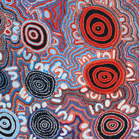 Aboriginal Artwork by Jeani Napangardi Lewis, Mina Mina Jukurrpa - Ngalyipi, 182x122cm