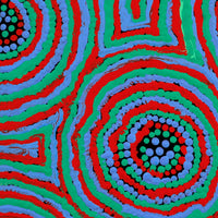 Aboriginal Artwork by Jeani Napangardi Lewis, Mina Mina Jukurrpa - Ngalyipi, 30x30cm