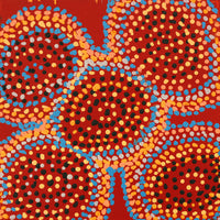 Aboriginal Artwork by Jeani Napangardi Lewis, Mina Mina Jukurrpa - Ngalyipi, 30x30cm