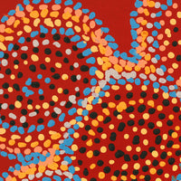 Aboriginal Artwork by Jeani Napangardi Lewis, Mina Mina Jukurrpa - Ngalyipi, 30x30cm