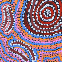 Aboriginal Artwork by Jeani Napangardi Lewis, Mina Mina Jukurrpa - Ngalyipi, 30x30cm