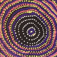 Aboriginal Art by Jeani Napangardi Lewis, Mina Mina Jukurrpa - Ngalyipi, 30x30cm - ART ARK®