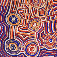 Aboriginal Artwork by Jeani Napangardi Lewis, Mina Mina Jukurrpa - Ngalyipi, 91x91cm